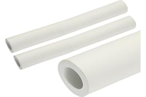 QUARKZMAN 2 szt. 10" rura izolacyjna do rur 18 mm ID 30 mm OD rura piankowa do uchwytu uchwytu, biała