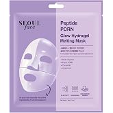 Seoul Face Peptide PDRN Glow Hydrogel Melting Face Mask, Moisturizing Korean Sheet Mask, 34 gr