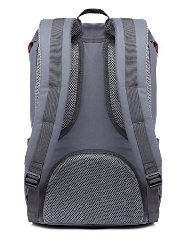 Rucksack Damen Herren Studenten Backpack KAUKKO 17 Zoll Laptop Rucksack für 15″ Notebook Lässiger Daypacks Schüler Backpacks Schultaschen of 2 Side Pockets für Wandern Reisen Camping - 2