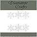 6 Clear Flowers Diamante Vajazzle Rhinestone Body Gems - created exclusively for Diamante Crafts