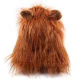 GRÖßE EINSTELLBAR: Durch des elastische Band können Sie einfach die Größe der Perücke einstellen, um die Perücke an Ihren Hund anzupassen