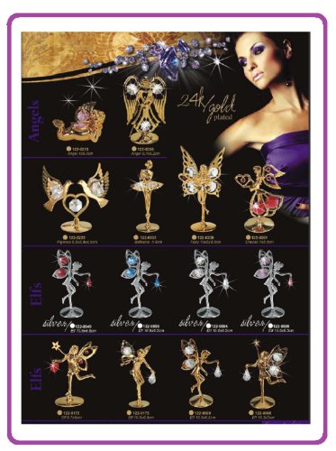 Swarovski® Components – CRYSTAL TEMPTATIONS – Wikingerschiff / Schiff in Gold mit klaren Steinen – Swarovski Kristalle – 24 Karat Gold-plattiert – anlaufgeschützt – Abmessung: 10 cm x 11.5 cm – Das ideale Geschenk zur Geburt, Taufe, Kommunion, Konfirmation, Geburtstag, Namenstag, Valentinstag, Hochzeitstag, Ostern, Weihnachten – Für Kinder, Freundin, Frau, Mutter – Als Mitbringsel, Aufmerksamkeit, Überraschung, Dankeschön, Gruss – Ein Geschenk, das immer gut ankommt!!! - 9