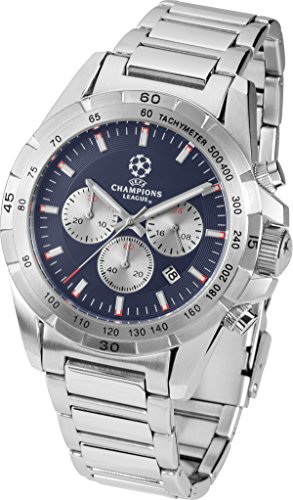 Jacques Lemans Herren-Armbanduhr UEFA CL Analog Quarz Edelstahl U-59C Jacques Lemans Herren-Armbanduhr UEFA CL Analog Quarz Edelstahl U-59C
