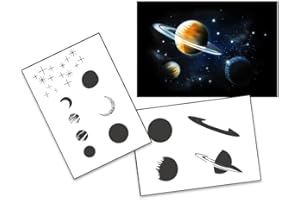 UMR-Design AS-138 space Pochoir pour aérographe Step by Step Size M