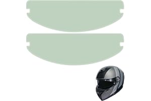 FOGBUSH Helmet Visor Anti Fog, 2Pcs Visor Film Anti-Fog Motorcycle Anti Fog Film Universal Ultraviolet-Proof Visor Insert Fog Resistant Film Clear Shields Lens for Non Pinned Open Face and Full Visors Helmet