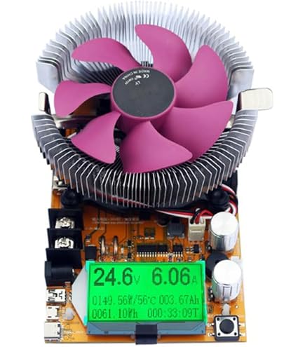 WANGCL 65W USB Load Tester Verstelbare Elektronische Lading Met Radiator Ventilator Ondersteuning Pd Snel Opladen voor Testen Opladen Power In combinatie met USB Test Meters WANGCL 65W USB Load Tester Verstelbare Elektronische Lading Met Radiator Ventilator Ondersteuning Pd Snel Opladen voor Testen Opladen Power In combinatie met USB Test Meters