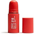 3INA MAKEUP - The No - Rules Stick 318 - Coral Blush Stick Matte for Sensitive Eyes Lips & Cheeks with Hyaluronic Acid - Cream Blush for a Natural Finish - Vegan - Cruelty Free