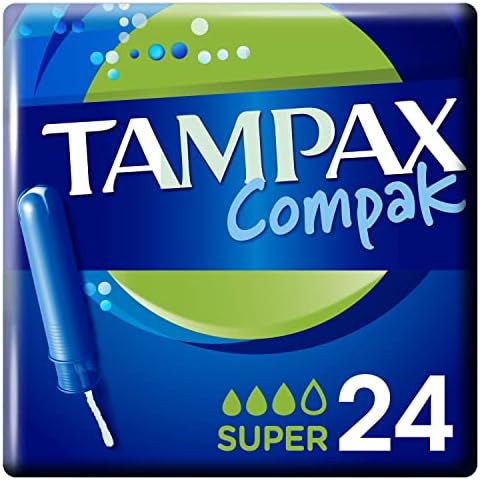 Tampax Compak Super Tamponi Con Applicatore X24, Protezione E Comfort Durante Le Regole