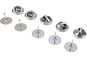 Rosenice Lot de 50 pins chromés