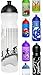 Produktbild ISYbe Trinkflasche 1000ml Sport/Radler, transparent, schadstofffrei, spülmaschinengeeignet, auslaufsicher auch bei Sprudel
