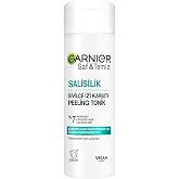 Garnier Pure & Clean Salicylic Anti Acne Scratch Pore Firming Peeling Tonic / / Salicylic & Niacinamide & Squalene & A