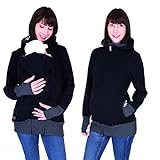 Milchshake – 3in1 Tragejacke aus warmem Sweatstoff – „Charlie“ - 6