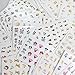 Produktbild 77 PCS Verschiedene Stile Cartoon Muster Nagel Wassertransfer Aufkleber