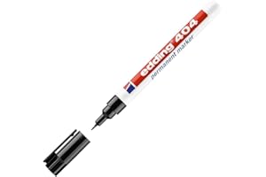 Edding Marker permanentny okrągła końcówka 400/404, czarny/zielony/niebieski/czerwony