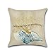 Produktbild Zedo Kissenbezug Ozean Strand Meer Baumwolle Leinen Kissenbezug mit Meerestier-Motiv für Schlafcouch 45 x 45cm (Meerestier) Size 45cm*45cm (Style A)