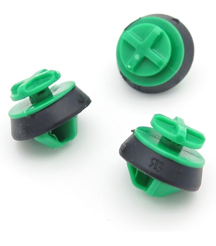 Clip Passaruota Posteriore Verde - Confezione Da 10 Per Citroen C3 - Foto 4