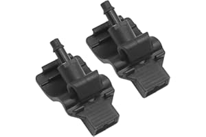 Crozgan 2pcs Front Windshield Washer Jet 1902209 EB3B-17666-AA EB3B17666AA Car Windscreen Washer Nozzles Replacement for Ford Ranger Mk4 2015 TKE Front