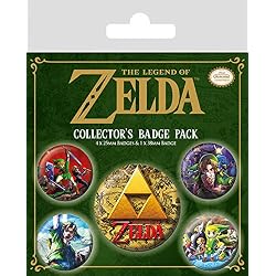 Pyramid International The Legend Of Zelda (Classics) pack de badge, Plastique, Multicolore, 10 x 12,5cm