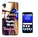 Produktbild c1193 - Girly Quote Sweet Dangerous Design Alcatel idol 4 (5.2'') Fashion Trend Silikon Hülle Schutzhülle Schutzcase Gel Rubber Silicone Hülle