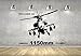 Produktbild Call of duty Style Apache Helicopter wall art Gamer Military mw3 ps3 xbox mural (1150mm x 800mm) by SubzeroSigns