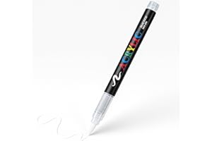 RiyaNed Rotuladores Tela,Blanco Marcador de pintura 1 lápiz 1.0-6.0mm