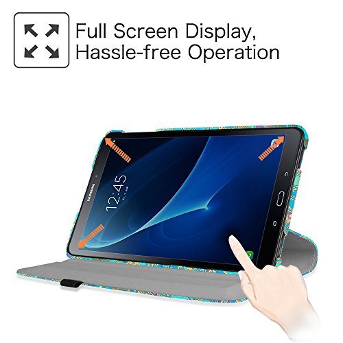 Fintie Samsung Galaxy Tab A 10.1 Hülle – 360° Drehbarer Stand Smart Cover Case Schutzhülle Tasche Etui mit Ständerfunktion Auto Schlaf / Wach Funktion für Samsung Galaxy Tab A 10,1 Zoll T580N / T585N Tablet (2016 Version), Jade - 7