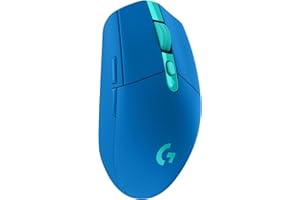Logitech G305 LIGHTSPEED Ratón Gaming Inalámbrico, Captor HERO 12K, 12,000 DPI, Ultra-ligero, Batería de 250h, 6 Botones Programables, Memoría Integrada, PC/Mac - Azul