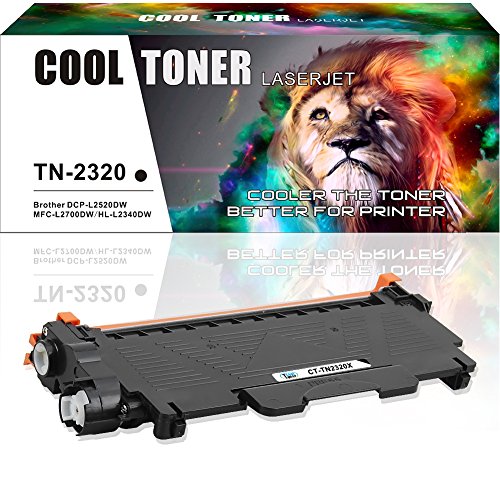 Cool Toner 5,200 Seiten High Yield kompatibel toner für TN-2320 fuer Brother HL-L2300D HL-L2340DW HL-L2360DN HL-L2365DW DCP-L2500D DCP-L2520DW DCP-L2540DN MFC-L2700DW MFC-L2720DW MFC-L2740DW,Compatible TN2320 TN-2310 TN 2320