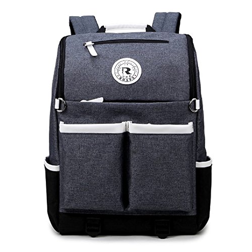 Preisvergleich Produktbild Rmine Unisex Schulrucksack Freizeit Rucksack Mit Laptopfach 35 Liter (Grau)