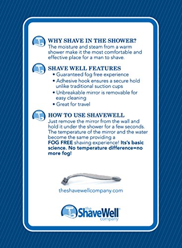 Deluxe Shave Well beschlagfreier Duschspiegel – 33 % größer als der originale Shave Well Spiegel - 6