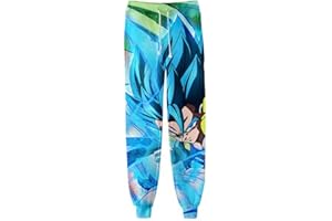 WANHONGYUE Anime Dragon Ball Son Goku 3D Gedruckt Sweatpants Jogginghose Cosplay Kostüm Sporthosen Trousers Trainingsanzug