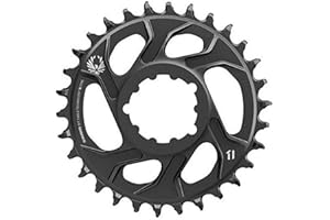 Sram Eagle X-Sync 32T Direct Mount Contrebalancées Boost Aluminium 12-Speed Bague Chaîne – Noir, 3 mm