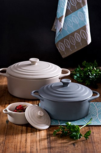 Premier Housewares Beech Handtücher / Geschirrtücher, mehrfarbig, 3-teiliges Set - 3