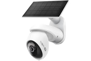 Tapo C660 Kit Caméra de Surveillance extérieure avec Panneau Solaire 4K 8MP, Vision 360°, Vision Nocturne Couleur Starlight, Batterie 10 000 mAh, détection IA, IP66, Alarme Rapide et antivol