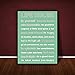 Feel Good Art Life Rules Gallery Wrapped Box Canvas with Solid Front Panel (30 x 20 x 4 cm, Soft Green)