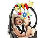 Lalang Baby Plüschtiere, Kleinkindspielzeug,Beschwichtigen Schlaf Spielzeug,Kinderwagen, der Spielzeugauto-Drehmaschine hängenden Baby Rasseln, Farbige Insekt