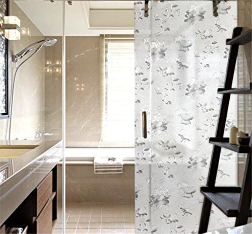 Window Films Static Cling Glass Film Matte Paste Transparent Opaque Shade Sunscreen Waterproof Heat Control Anti UV , A , 90*100cm