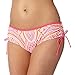 Mantaray Womens Bright Pink Tribal Ruched Bikini Bottoms 14
