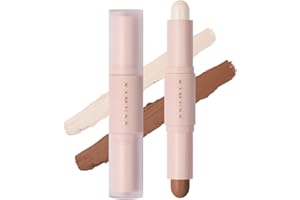 KIMUSE Penna illuminante per contouring, correttore per un look definito e illuminante, stick per contouring, trucco viso abbronzante per tutti i tipi di pelle, texture cremosa