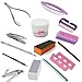 15PCS MANICURE PEDICURE KIT GIFT SET - NAIL CARE SET BUFFING CREAM CUTICLE TRIMMER CUTTER SHINING BUFFER BLOCK