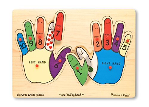 Melissa and Doug - Hands Counting Peg Puzzle