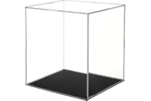 xolear Transparent Display Box 15×15cm, Acrylic Dustproof Box Storefront