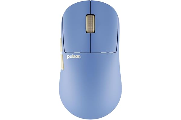 Pulsar Gaming Gears X2N Crazylight Souris de Jeu sans Fil, Ultra légère, 39 g, commutateur Optique, 32 000 DPI, 750 IPS, capteur XS-1, Compatible 8K (Taille M, Wildscape Ocean)