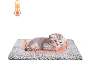 CRETVESTSAR Self Heating Thermal Pet Pads Cats Self Warming Blanket Safe Puppy Cushion Bed Warming Cat Cushion Mattress Soft Safe Dogs Mat Blanket Electric-Free Thermal Pet Cushion for Indoor Outdoor Pets