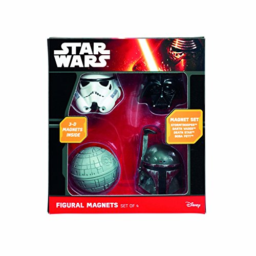 Star Wars Darth Vader/Stormtrooper/Boba Fett/Death Star Kühlschrank Magnete, mehrfarbig, 4 Stück