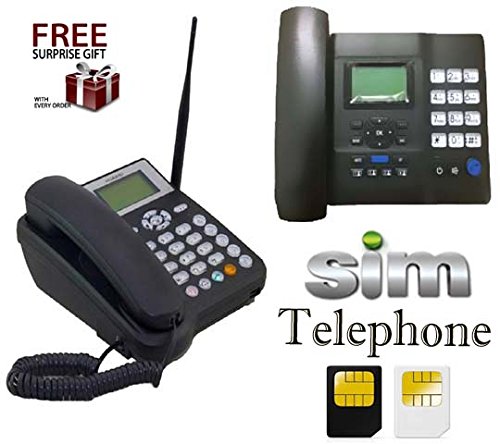 Huawei Black Wireless Terminal Cordless Landline Phone Gsm Sim