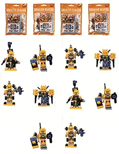 Chocozone Return Gifts for Birthday Pack of 10 Building Block Kits with 50pcs Each Kit Return Gift for Birthday for Kids ( 2 in 1 Building Block Toys)