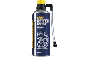 ‎MANNOL MANNOL Tyre Doctor 9906 Emergency Spray Tool for Quick Tyre Repair, 450 ml, 9906