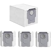 Roborock Robot S&uuml;p&uuml;rge ile Uyumlu 4'l&uuml; Toz Torbası, Q Revo S, Q Revo MaxV, S8 Max Ultra, S8 MaxV Ultra, Saros 10, Saros Z70 M
