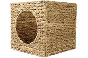 ANIMAL-DESIGN Lycce Katzenhöhle Regalkorb Kally Wasserhyazinthe 33cm x 33cm x 33cm